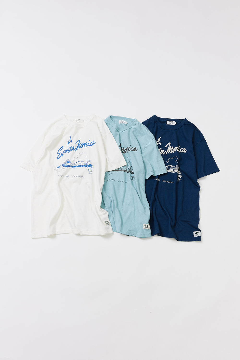"Santa Monica" リサイクルコットンTee
