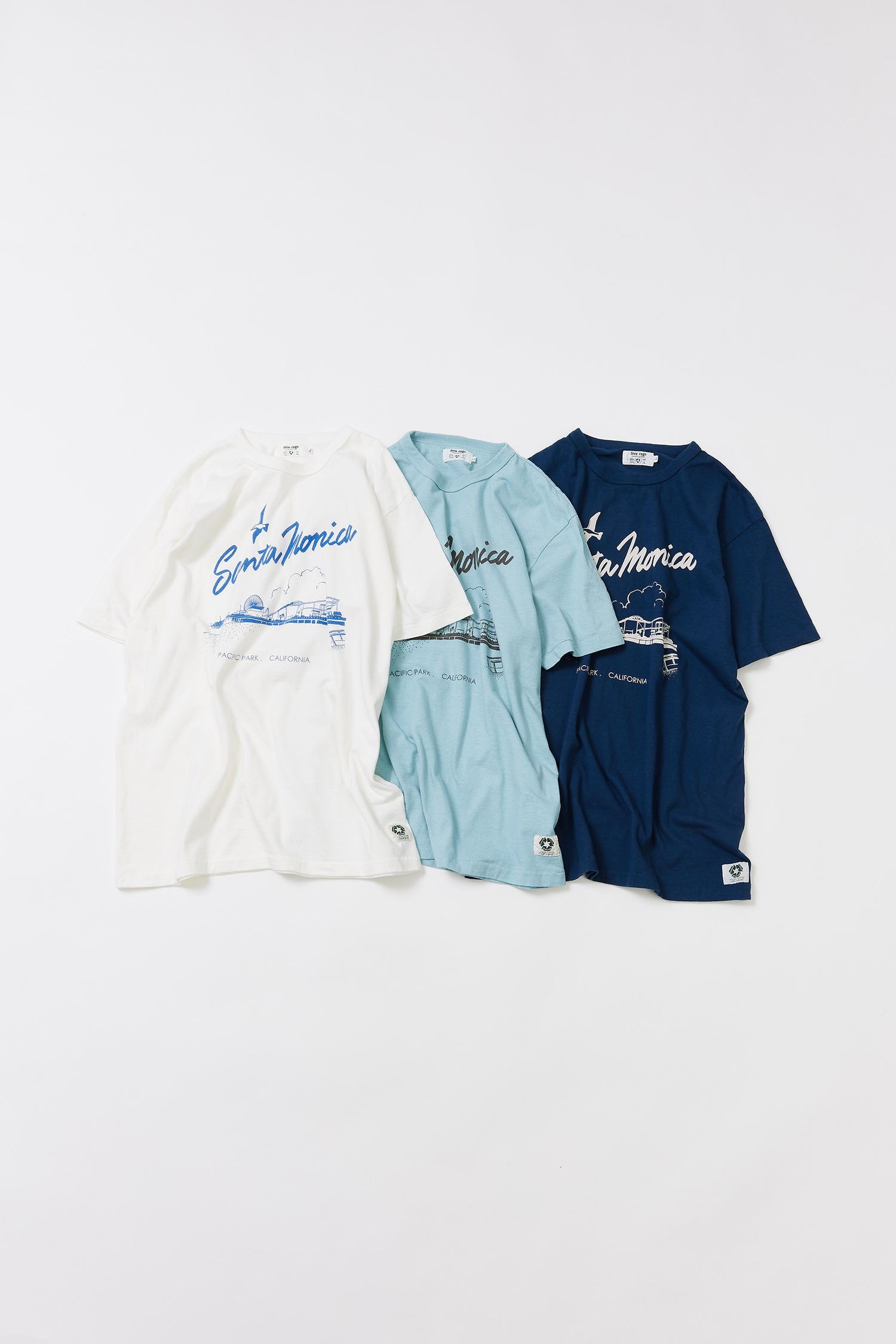 &quot;Santa Monica&quot; リサイクルコットンTee