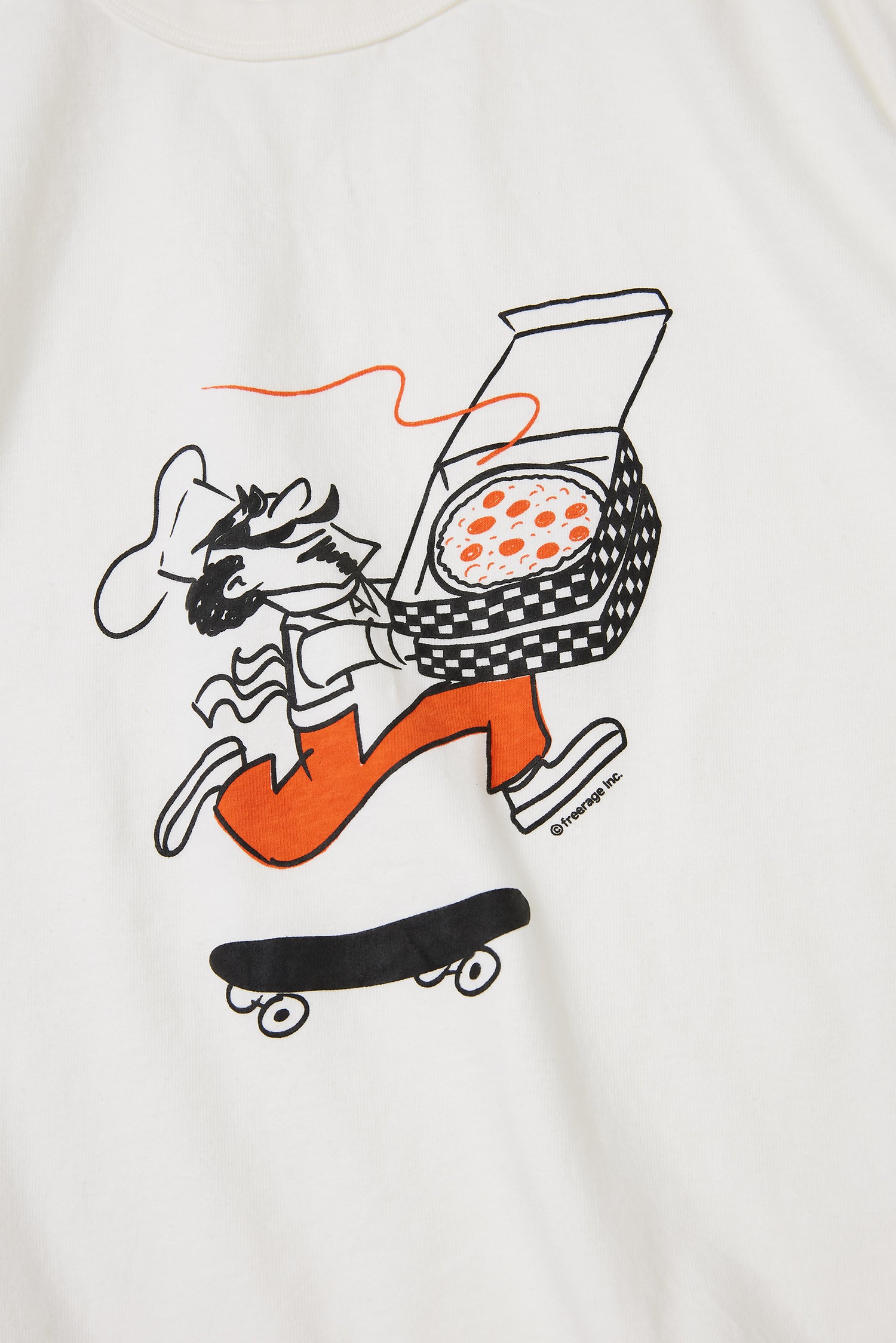 &quot;Delivery Pizza&quot; リサイクルコットンTee