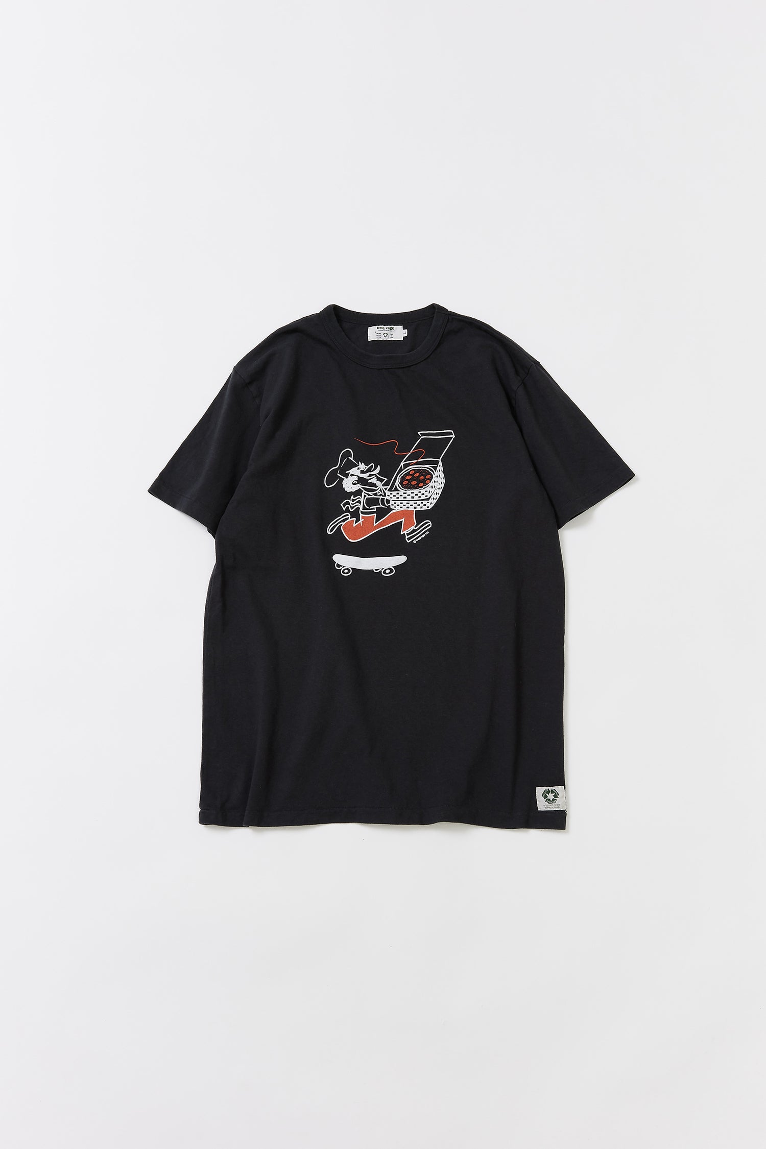 &quot;Delivery Pizza&quot; リサイクルコットンTee