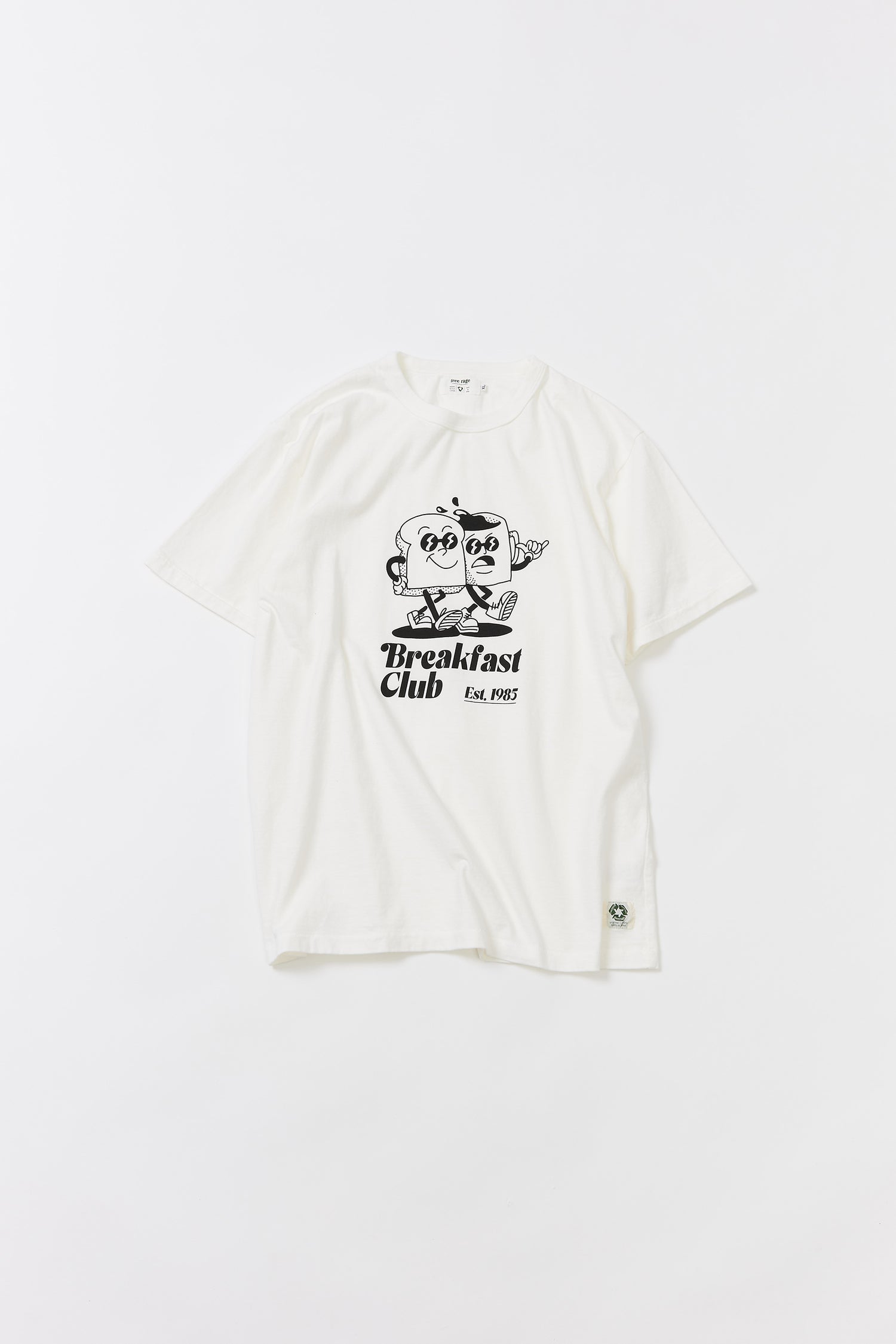 &quot;Breakfast Club&quot; リサイクルコットンTee