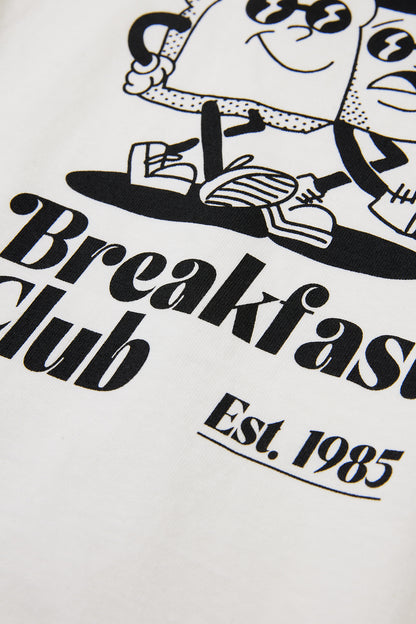 &quot;Breakfast Club&quot; リサイクルコットンTee