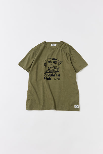 &quot;Breakfast Club&quot; リサイクルコットンTee