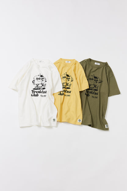 &quot;Breakfast Club&quot; リサイクルコットンTee