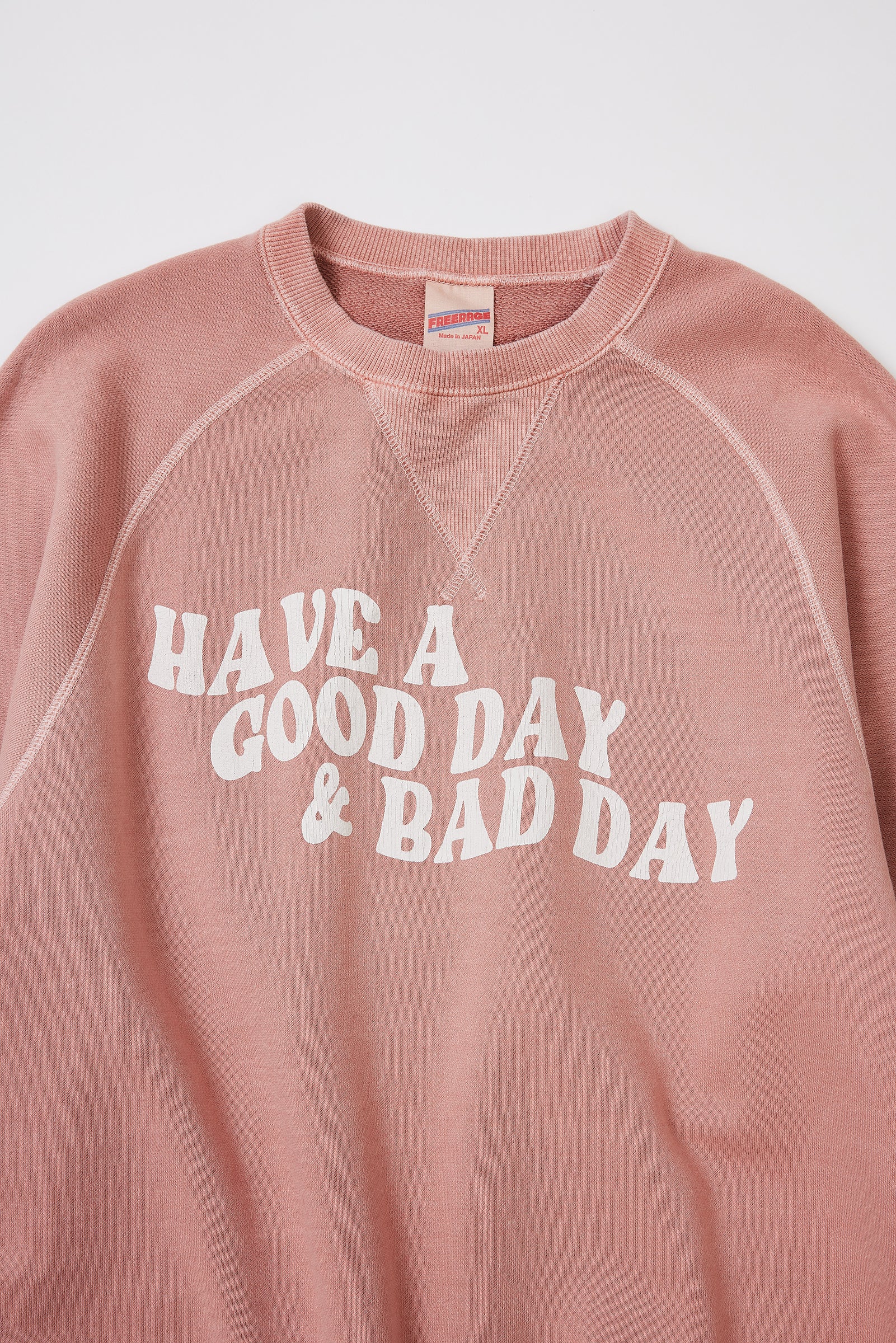 &quot;HAVE A GOOD DAY &amp; BAD DAY&quot; ヴィンテージスウェット