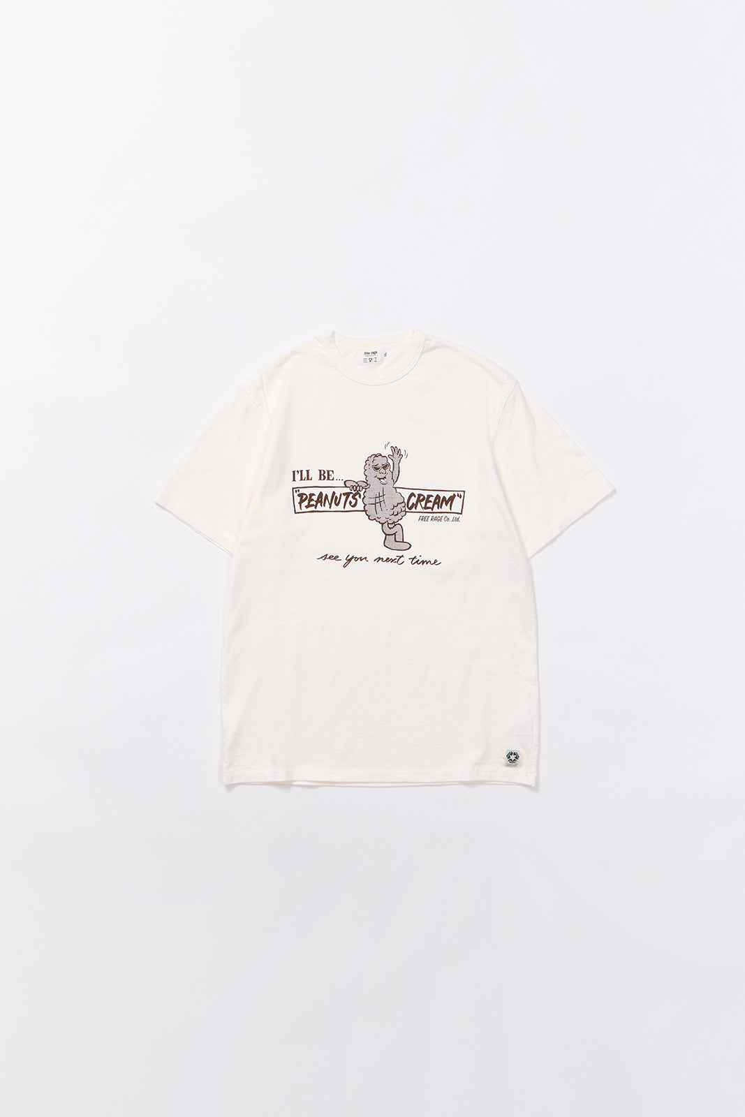 "PEANUTS CREAM vol.1" リサイクルコットンTee