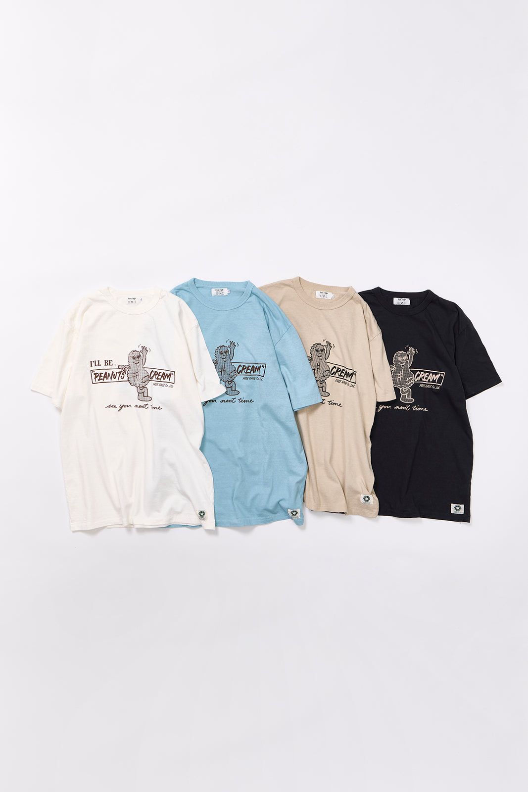 "PEANUTS CREAM vol.1" リサイクルコットンTee