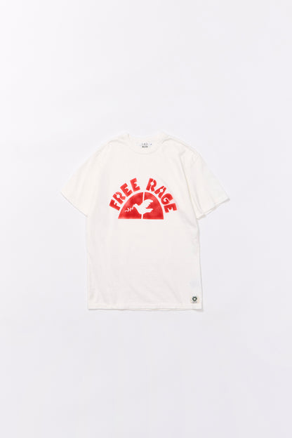 "BRUSH PEACE BIRD" リサイクルコットンTee／ALL WE NEED IS PEACE