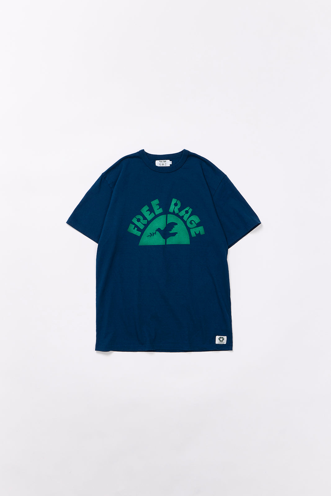 "BRUSH PEACE BIRD" リサイクルコットンTee／ALL WE NEED IS PEACE