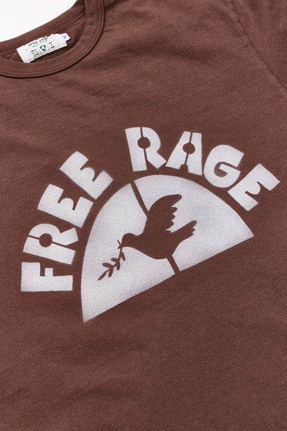 "BRUSH PEACE BIRD" リサイクルコットンTee／ALL WE NEED IS PEACE