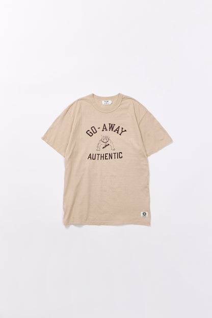 "GO AWAY" リサイクルコットンTee