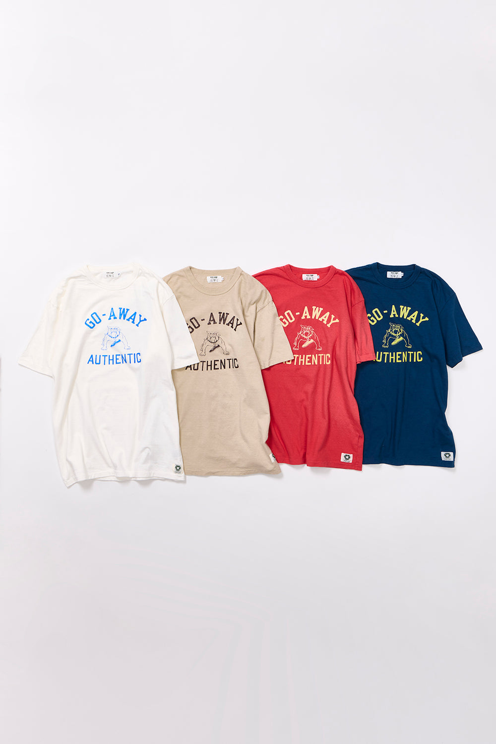 "GO AWAY" リサイクルコットンTee