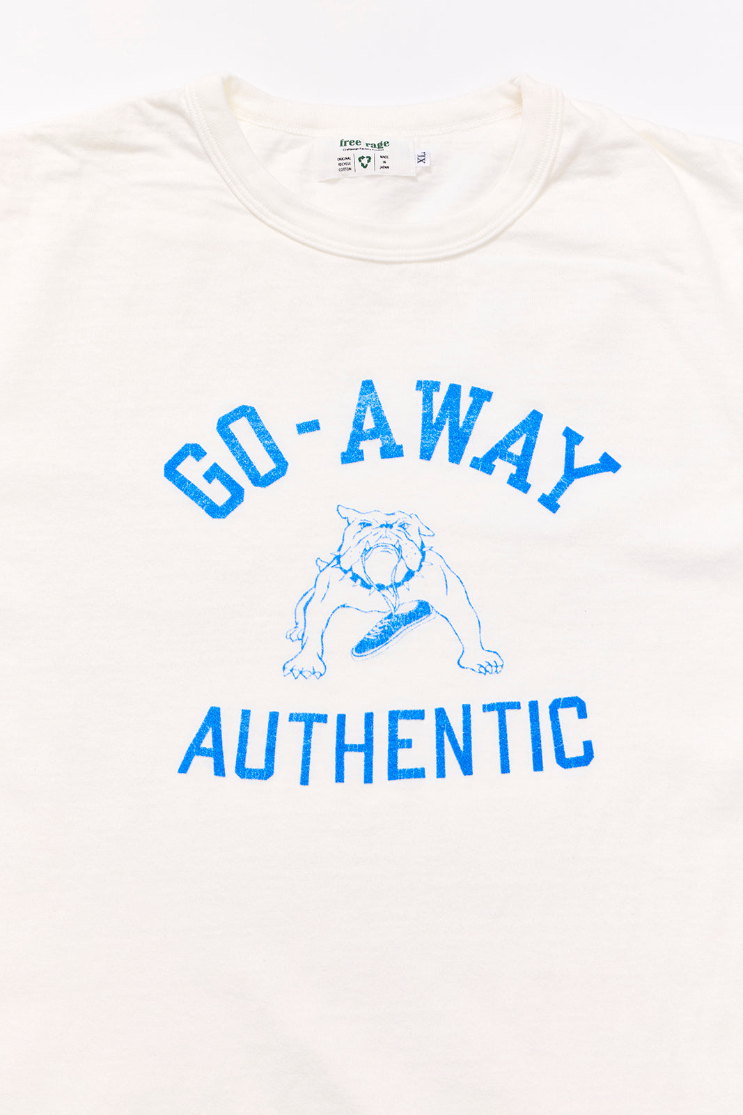 "GO AWAY" リサイクルコットンTee