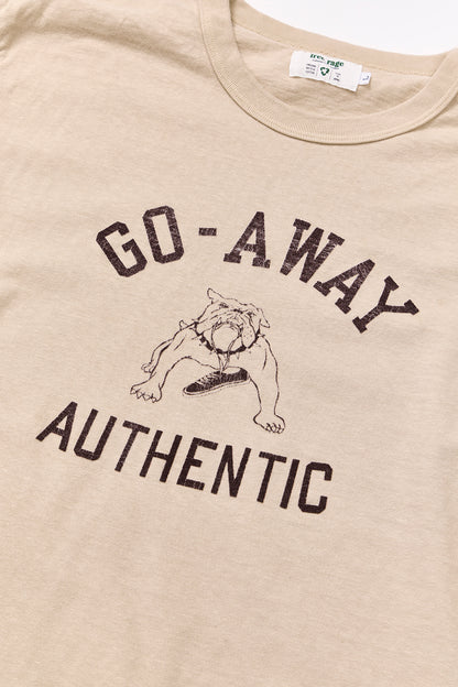 "GO AWAY" リサイクルコットンTee