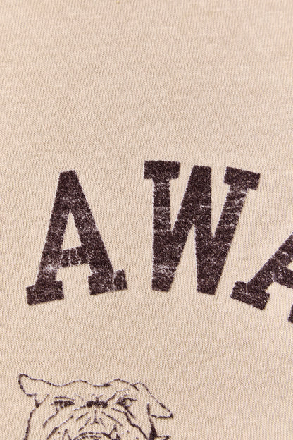 "GO AWAY" リサイクルコットンTee