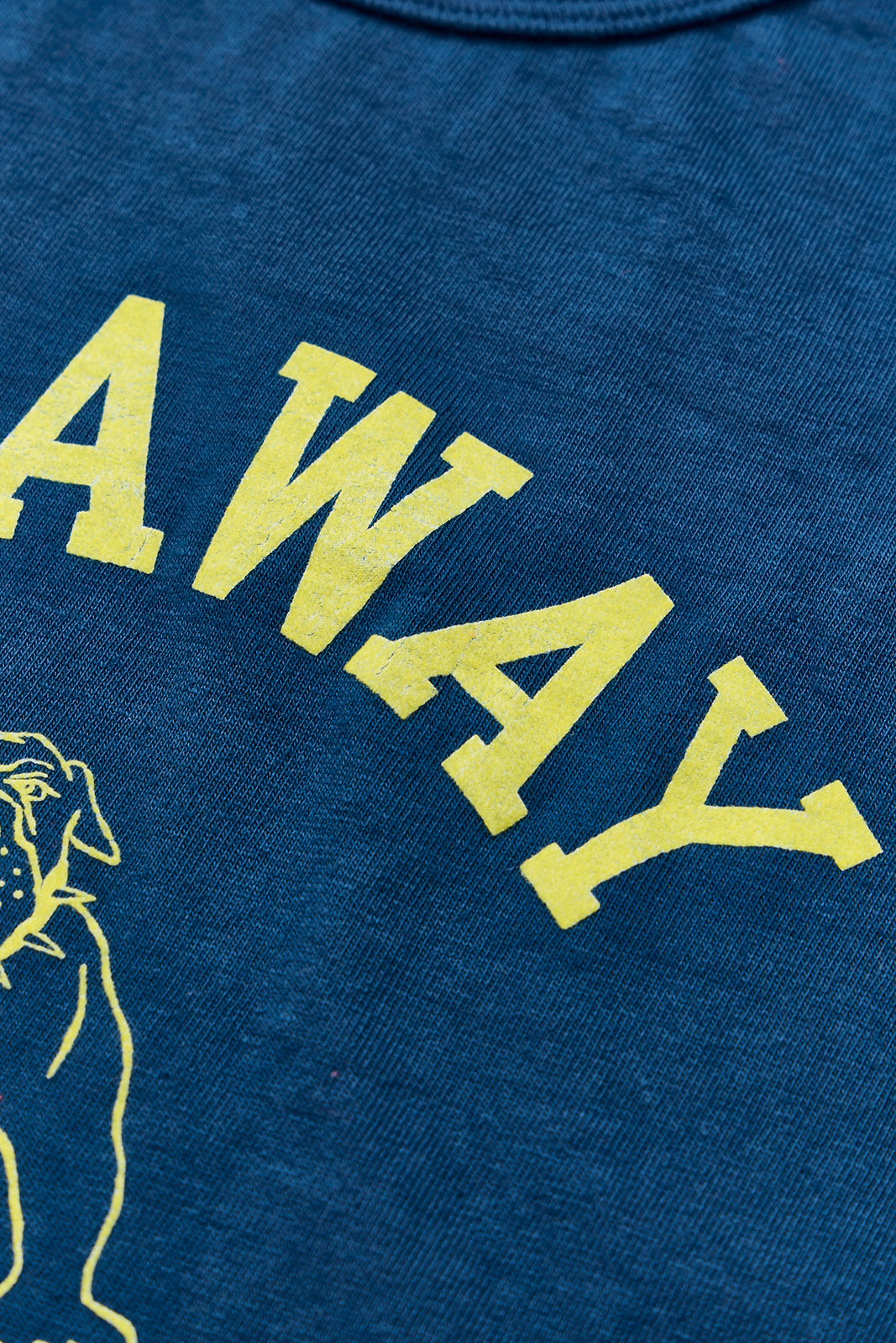 "GO AWAY" リサイクルコットンTee