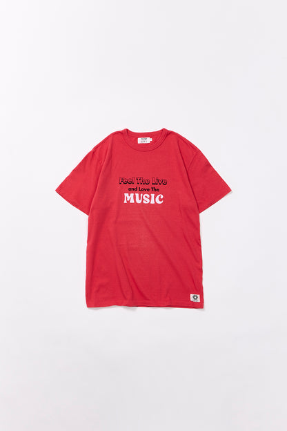 "MUSIC" リサイクルコットンTee