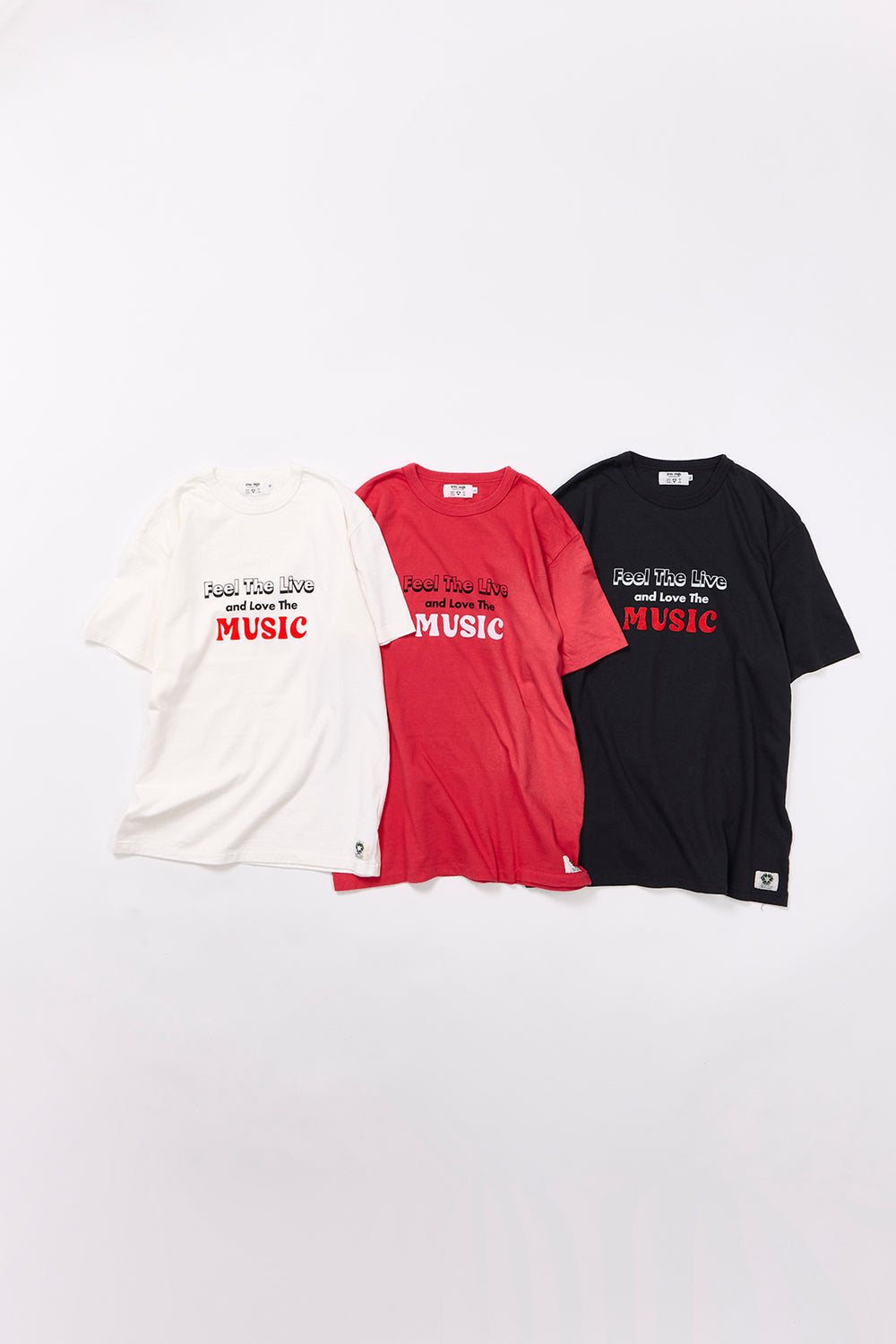 "MUSIC" リサイクルコットンTee