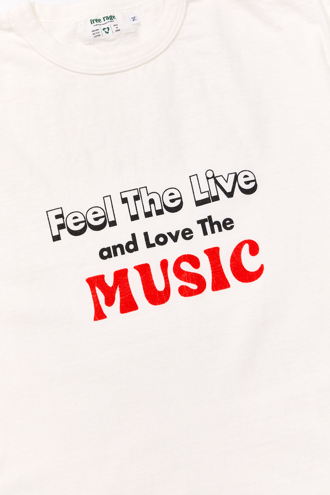 "MUSIC" リサイクルコットンTee