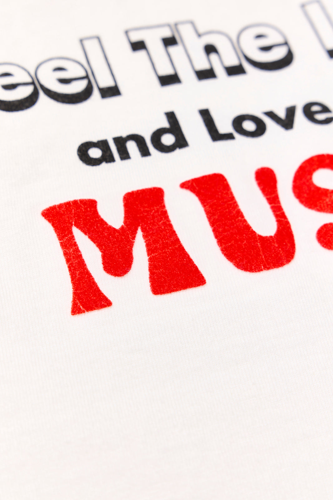 "MUSIC" リサイクルコットンTee