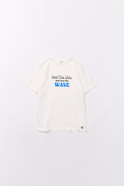 "WAVE" リサイクルコットンTee