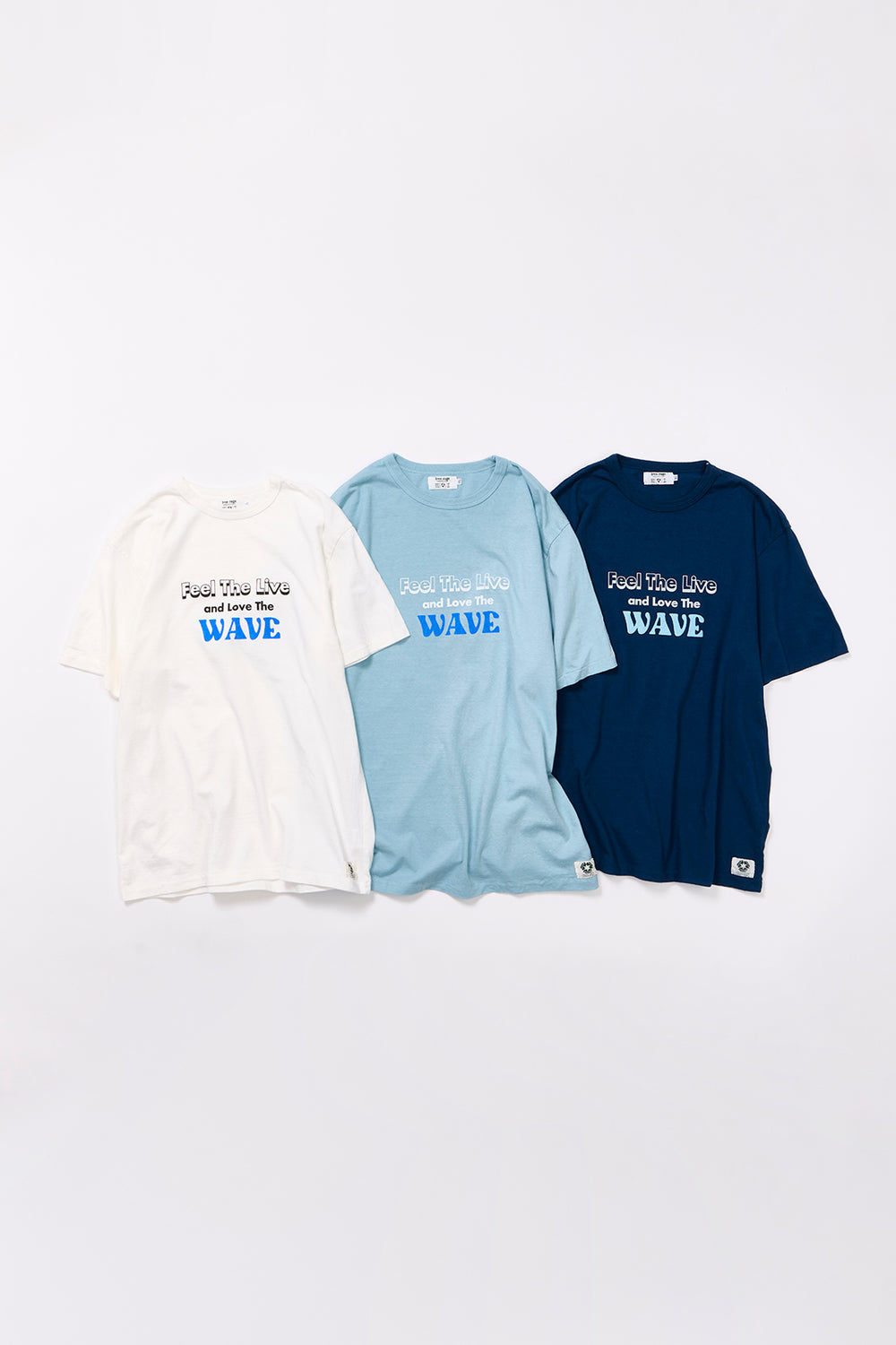 "WAVE" リサイクルコットンTee