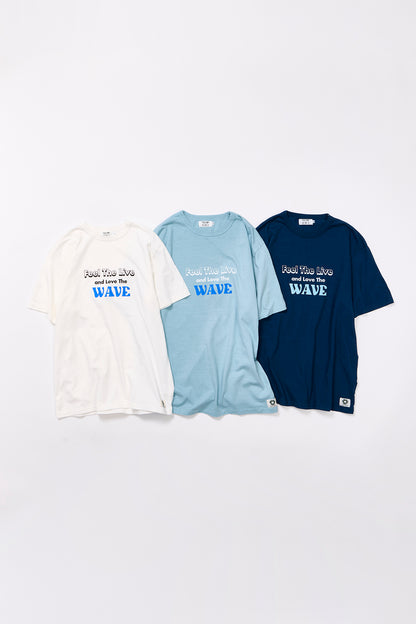 "WAVE" リサイクルコットンTee