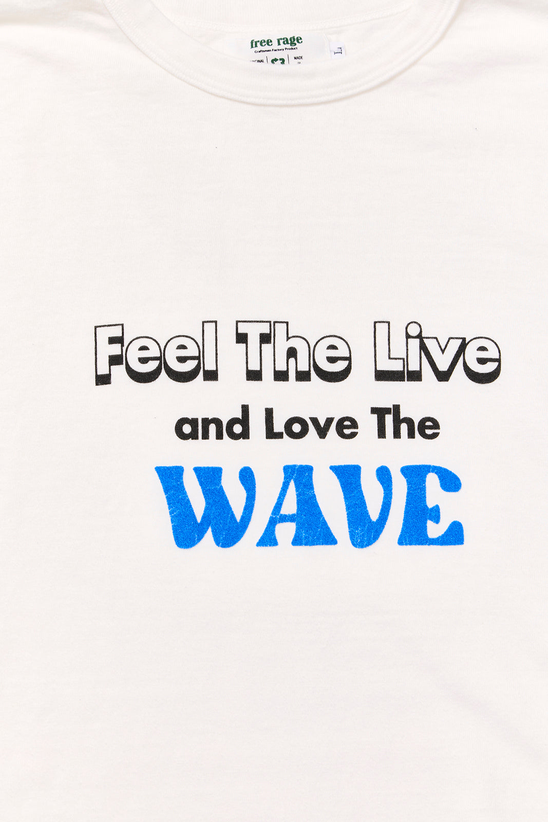 "WAVE" リサイクルコットンTee