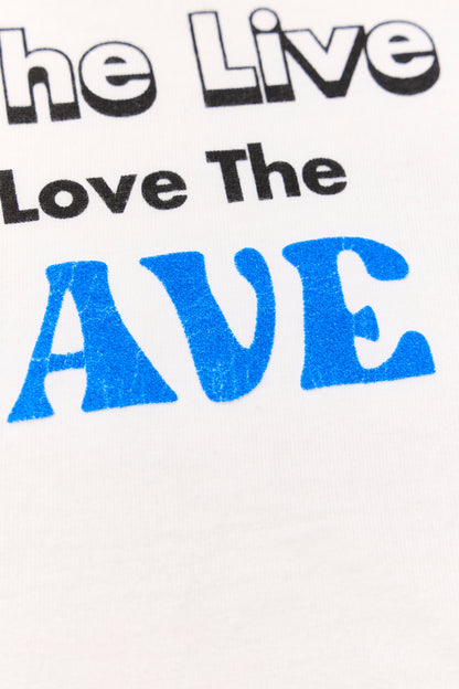 "WAVE" リサイクルコットンTee