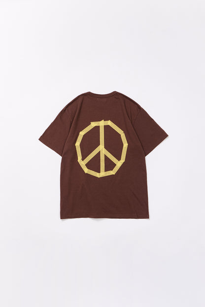 "TAPE PEACE SYMBOL" リサイクルコットンTee／ALL WE NEED IS PEACE