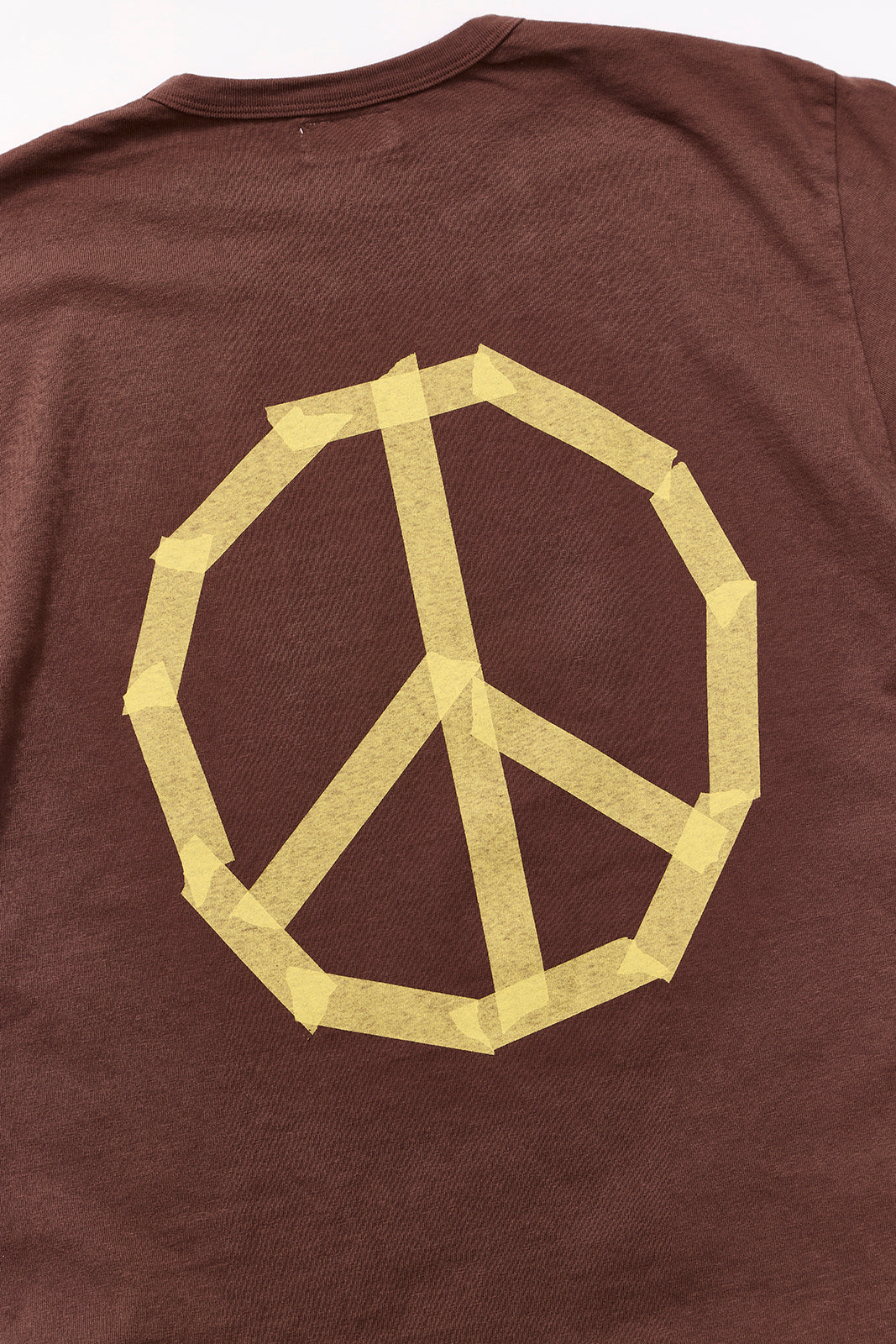"TAPE PEACE SYMBOL" リサイクルコットンTee／ALL WE NEED IS PEACE