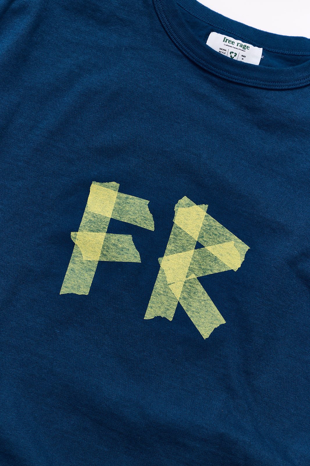 "TAPE PEACE SYMBOL" リサイクルコットンTee／ALL WE NEED IS PEACE