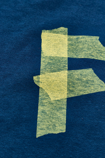 "TAPE PEACE SYMBOL" リサイクルコットンTee／ALL WE NEED IS PEACE