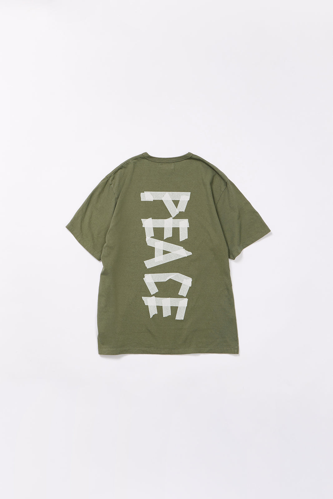 "TAPE PEACE LOGO" リサイクルコットンTee／ALL WE NEED IS PEACE