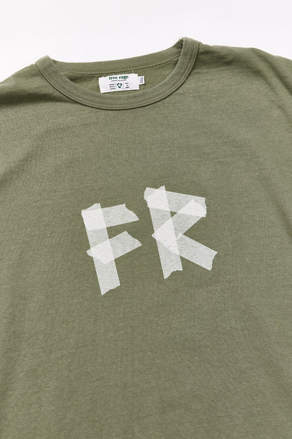 "TAPE PEACE LOGO" リサイクルコットンTee／ALL WE NEED IS PEACE