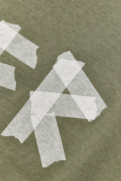 "TAPE PEACE LOGO" リサイクルコットンTee／ALL WE NEED IS PEACE