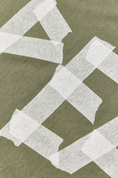 "TAPE PEACE LOGO" リサイクルコットンTee／ALL WE NEED IS PEACE