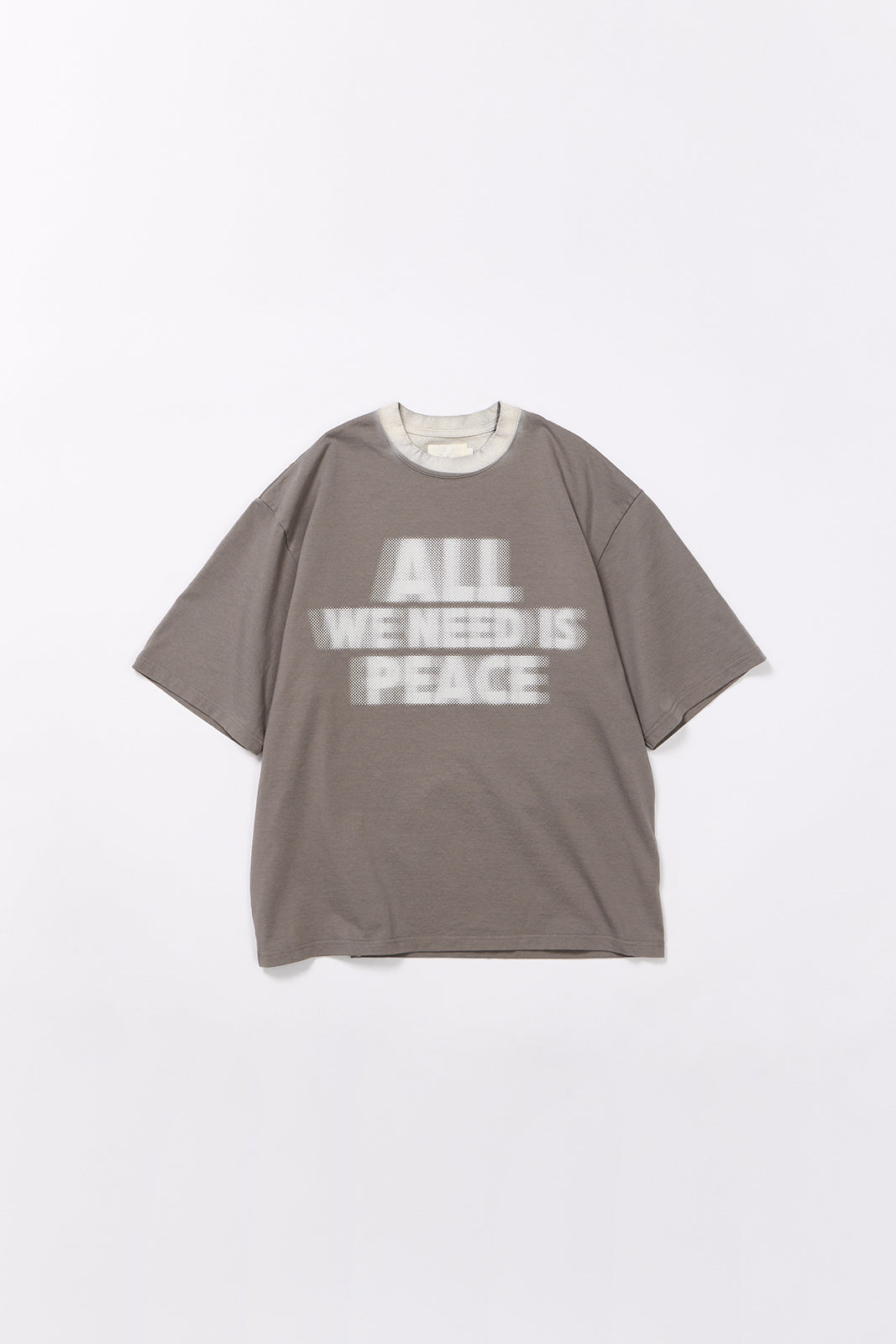 "Airbrush Paint" ラフ&amp;タフ半袖Tシャツ／ALL WE NEED IS PEACE