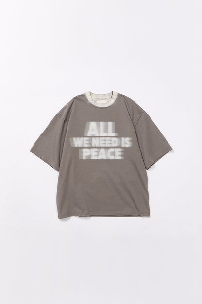 "Airbrush Paint" ラフ&amp;タフ半袖Tシャツ／ALL WE NEED IS PEACE