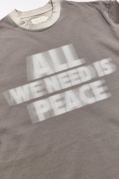 "Airbrush Paint" ラフ&amp;タフ半袖Tシャツ／ALL WE NEED IS PEACE