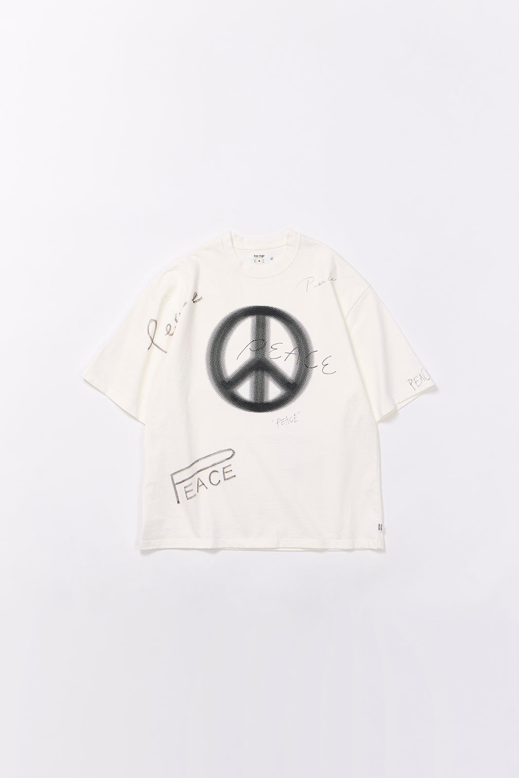 "Drawing Paint" ラフ&amp;タフ半袖Tシャツ／ALL WE NEED IS PEACE