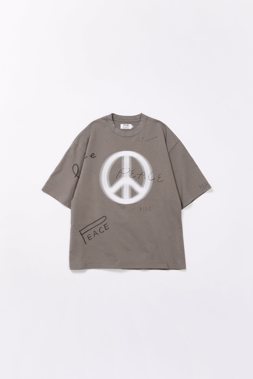 "Drawing Paint" ラフ&amp;タフ半袖Tシャツ／ALL WE NEED IS PEACE