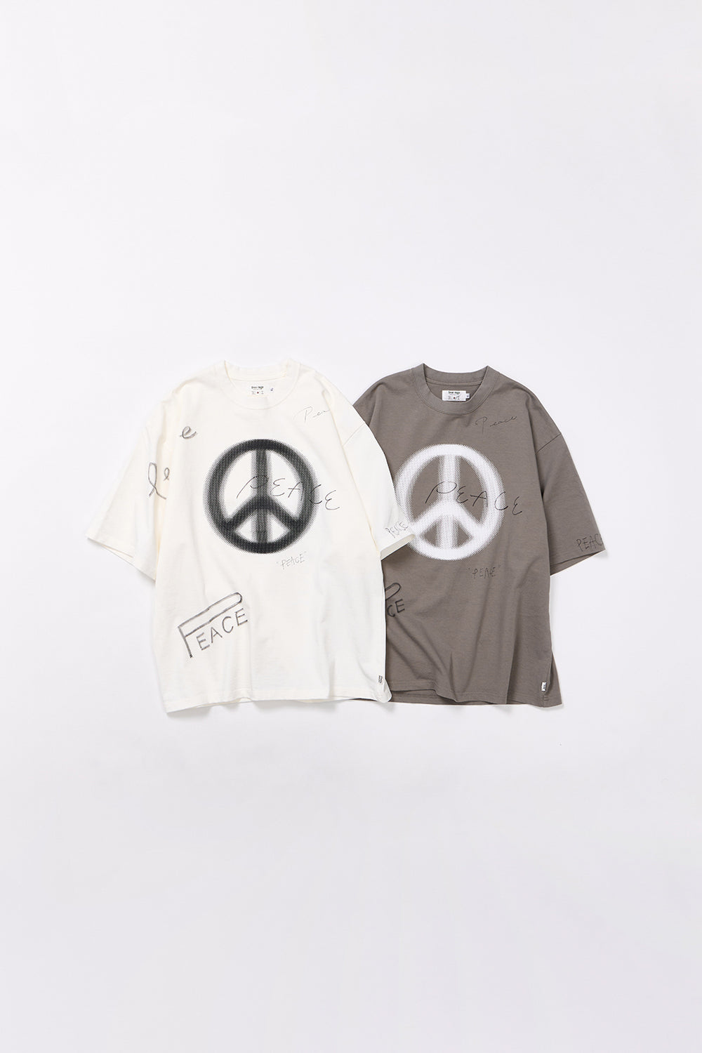 "Drawing Paint" ラフ&タフ半袖Tシャツ／ALL WE NEED IS PEACE