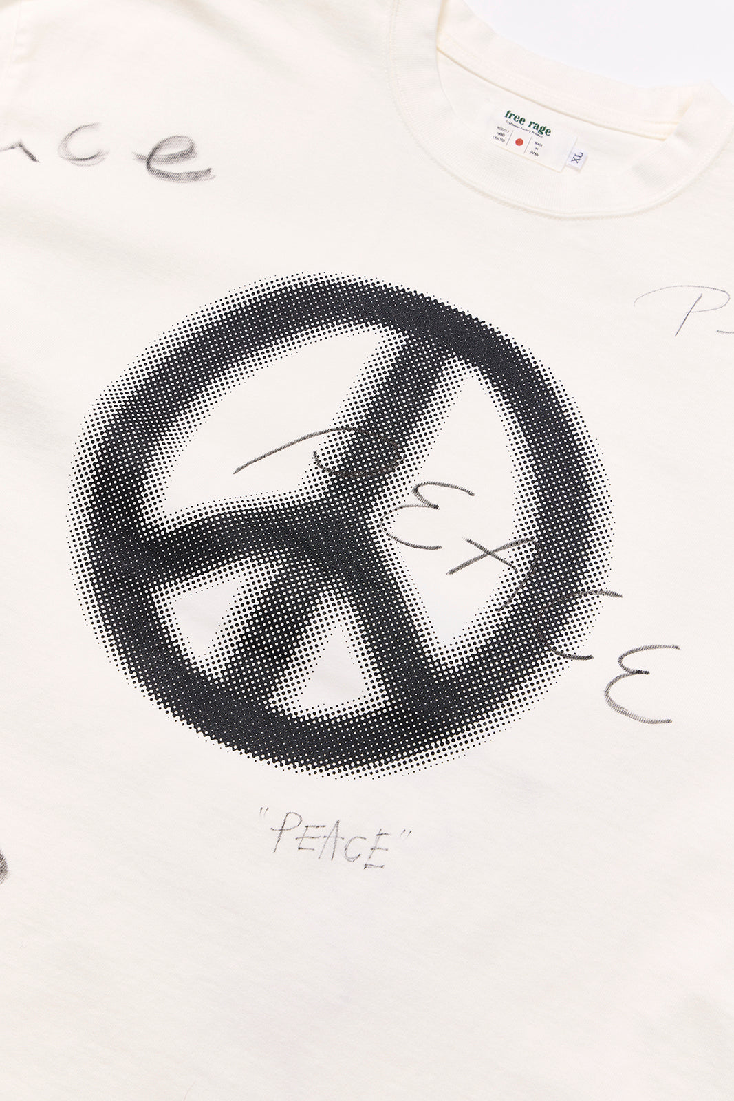 "Drawing Paint" ラフ&amp;タフ半袖Tシャツ／ALL WE NEED IS PEACE
