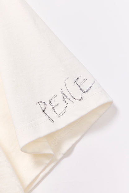 "Drawing Paint" ラフ&amp;タフ半袖Tシャツ／ALL WE NEED IS PEACE