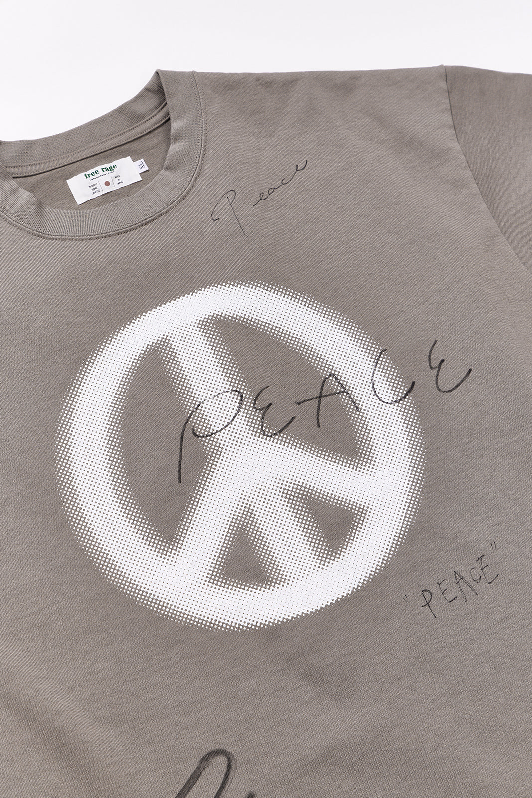 "Drawing Paint" ラフ&amp;タフ半袖Tシャツ／ALL WE NEED IS PEACE