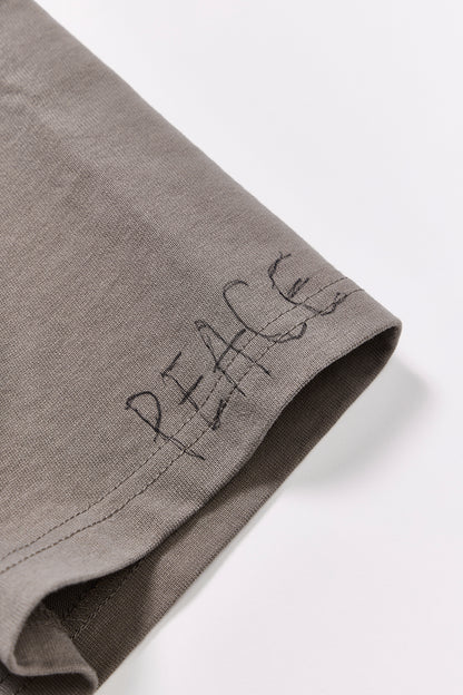 "Drawing Paint" ラフ&amp;タフ半袖Tシャツ／ALL WE NEED IS PEACE