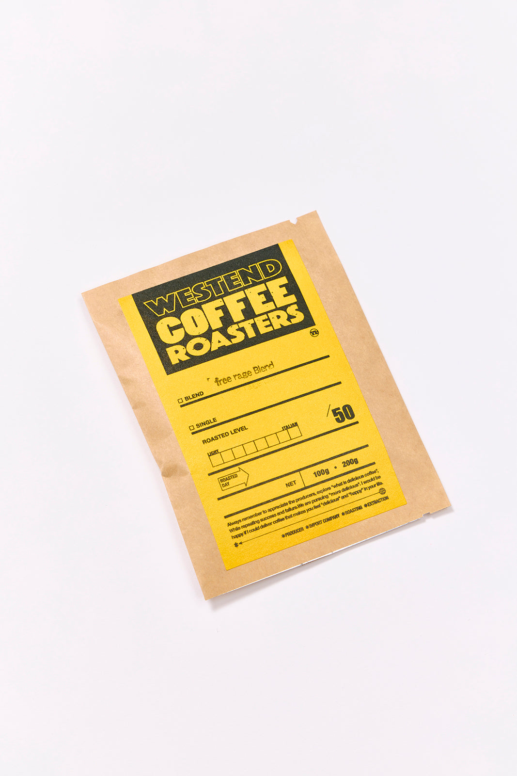 "WESTEND COFFEE ROASTERS" リサイクルコットンTee (Building ver,)