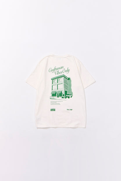 "WESTEND COFFEE ROASTERS" リサイクルコットンTee (Building ver,)