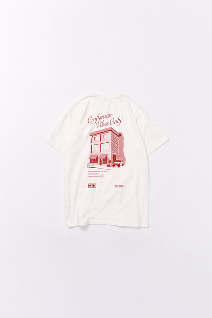 "WESTEND COFFEE ROASTERS" リサイクルコットンTee (Building ver,)